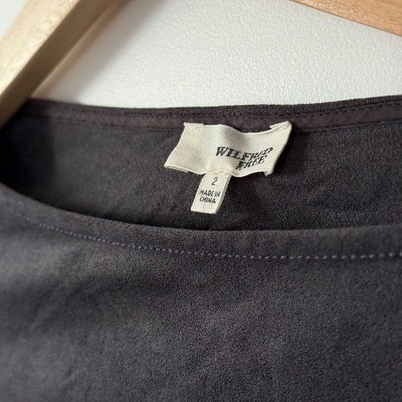 Aritzia Wilfred Free Abma Suede Dress - Picture 4 of 4